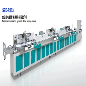 1-2-3-4-5 Colors automatic ribbon screen printing machine