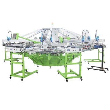 Hot selling octopus Automatic screen printing machine
