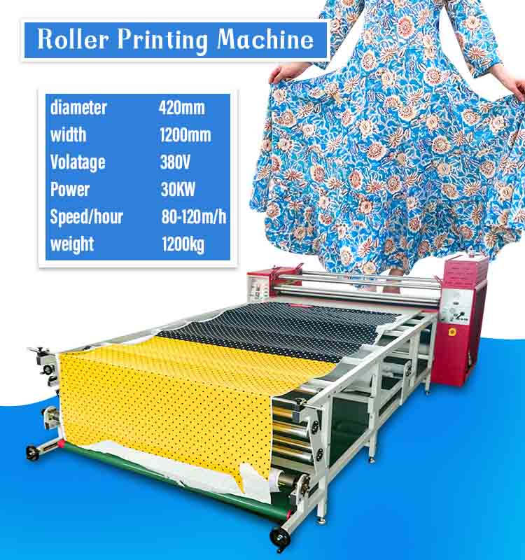 factory direct roll to roll sublimation polyester printing skirt jersey mouse pad heat transfer machine1